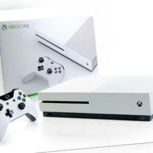Microsoft XBOX ONE S Konsole 500GB Weiss + Controller Spielkonsole
