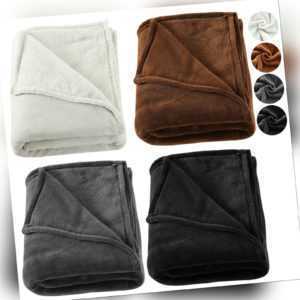 Kuscheldecke Wohndecke Fleeckdecke Sofadecke Tagesdecke 150x200