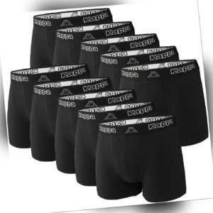 Kappa Boxershorts 10er Pack schwarz Herren Boxer Shorts Unterwäsche 891512