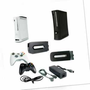 XBox 360 Fat Konsole Falcon 14,2A Jasper 12,1A Xenon 16,5A Zephyr Schwarz Weiss