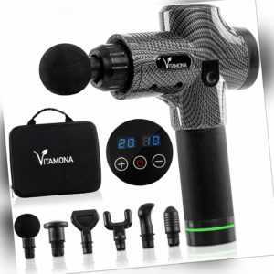 Massagepistole Massagegerät 6 Aufsätze 20 Geschwindigkeiten Versand aus DE