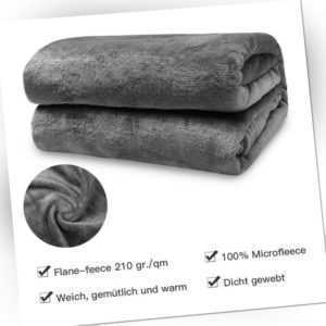 Kuscheldecke Plüsch Couch 150x200cm Fleecedecke Felldecke