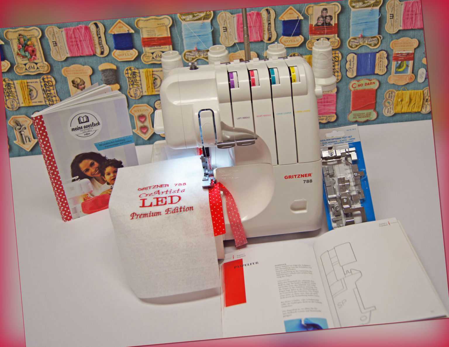 Gritzner Overlock 788 in der CreArtista LED-Premium-Edition *Angebot der Woche*