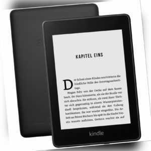 Kindle Paperwhite eBookReader 8GB WLAN Schwarz wasserdicht Modell 2018 *NEU&OVP*
