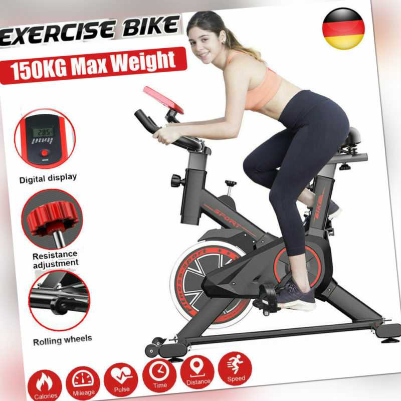 Speedbike Heimtrainer Ergometer Indoor Cycling Fahrrad Fitness 150 kg Damen