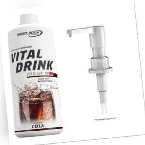 ++ Best Body Vital Drink Konzentrat - 1L Flasche + Dosierpumpe ++