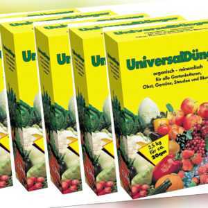# 12,5 kg UNIVERSALDÜNGER,Obst Gemüse Pflanzen Uni Dünger Volldünger 5x 2,5kg