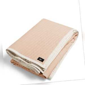 Bias Quilt Tagesdecke 235 x 245 cm Nude  Hay