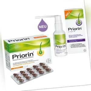 Priorin Neu Kapseln 120 Stück plus Liquid Pumplösung 50ml bei Haarausfall