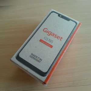 GIGASET GS195 DUAL SIM 64GB GRAU NEU+OVP+VIELE EXTRAS+RECHNUNG+DHL VERSAND