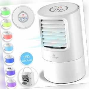 KESSER® 4in1 Mini Mobile Klimaanlage 7 LED Farben Klimagerät Ventilator Timer