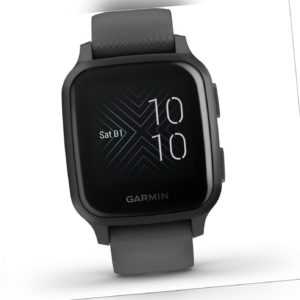 Garmin VENU SQ Schiefergrau Android Smartwatch iOS Kunststoff Silikon Unisex