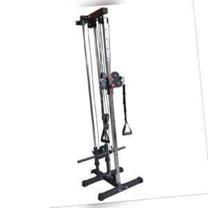 TrainHard® Latzugstation zur Wandbefestigung Latzugmaschine Latzugturm Latzug