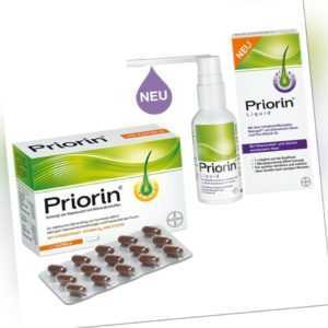 Priorin Neu Kapseln 30 Stück plus Liquid Pumplösung 50ml bei Haarausfall