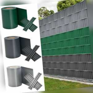PVC Sichtschutz Streifen Doppelstabmatten Zaun Folie Rolle Zaunblende Juskys®