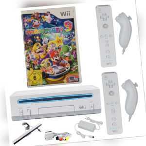 Original Nintendo Wii Konsole Mario Party 9 2x Remote 2x Nunchuk