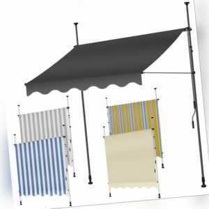 KESSER Markise Balkonmarkise Klemmmarkise Balkonmarkise Sonnenmarkise Handkurbel