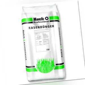 HACK Rasencleaner 25 kg Rasendünger Volldünger Kalkstickstoff gegen Moos, Klee