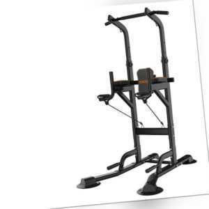 Kraftstation Kraftturm Fitnesstower Klimmzugstange Dip Station Heimtrainer