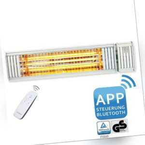 VASNER Appino 20 Infrarotstrahler Heizstrahler Terrasse Strahler Wand APP Weiß