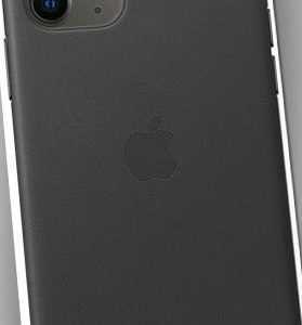 Original Apple iPhone 11 Pro Leder Schutzhülle Case Cover Etui in Schwarz OVP