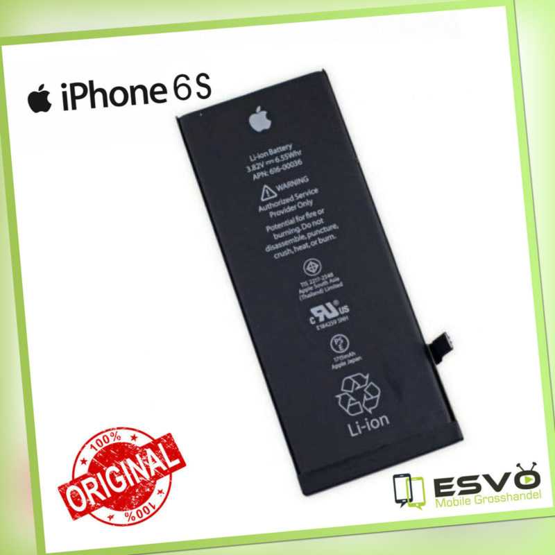 Original Apple iPhone 6S Akku Batterie APN 616-00033 - 1715mAh