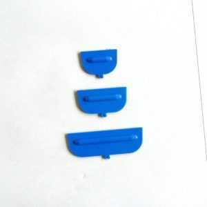 Trennwand blau für Muldenteile - Schubladeneinsatz -  Kompaktmulden Steckwand