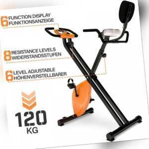 Physionics® Heimtrainer Fahrrad Fitness 120 kg Hometrainer Speedbike Cycling