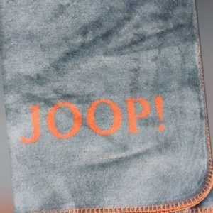 JOOP! Wohndecke Uni-Doubleface 751553 Rooibos-Graphit 150x200 cm