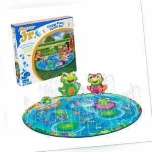 New Banzai Jr Froggy Pond Splash Mat Summer Garden Sprinker Water Play Official