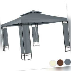 Pavillon Gartenzelt Partyzelt Festzelt Garten Pavillion Zelt 390x290 cm Metall