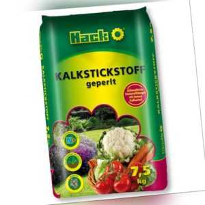 HACK Kalkstickstoff geperlt 7,5 kg Stickstoffdünger Gemüsedünger Universaldünger
