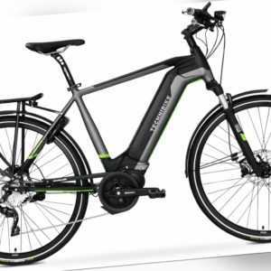 28 Zoll E-Bike TechniBike Trekking Elektro Fahrrad Herren Pedelec Conti 600Wh M