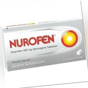 NUROFEN Ibuprofen 400 mg überzogene Tabletten 24 St 08794436