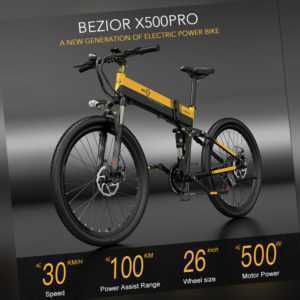 500W 26 Zoll Falten Elektrofahrrad E-Bike Power Assist Mountainbike 30km/h Neu