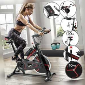Physionics® Heimtrainer Home Indoor Fitness-Bike Ergometer Cycling Trimmrad