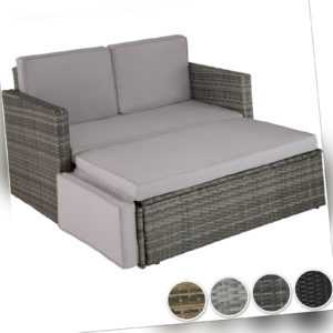 Poly Rattan Lounge Set Gartenmöbel Sitzgruppe Gartenset Sofa Couch Garnitur