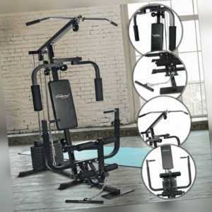 Physionics® Kraftstation Fitnessstation Fitnesscenter Multigym Fitness Seilzug