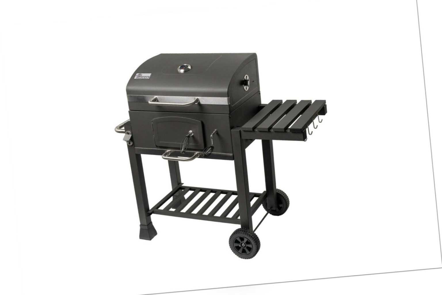 Mr. Gardener Holzkohlegrill Ottawa P 58 x 42,5 cm BBQ Grillwagen von ACTIVA