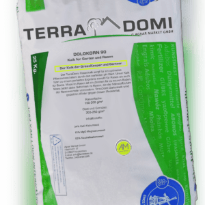 TerraDomi 25kg Rasenkalk-Dünger • Ausgezeichneter Rasendünger • 250m²