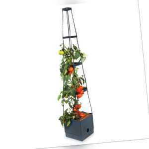 Pflanzturm Tomatenturm Rankhilfe Aufzuchtturm mit Bewässerungssystem