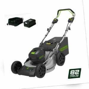 Greenworks Akku Rasenmäher 82V Schnitt 46CM mit RAD ANTRIEB mit1 Akku&1Ladegerät