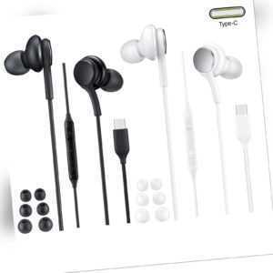 Headset Kopfhörer Usb C passend für Samsung Galaxy S20 FE/S20 FE 5G