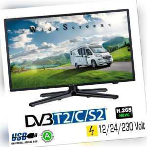Reflexion LEDW190 LED Fernseher TV 18,5 Zoll 47cm DVB-S2 /C/T2 USB 12/24/230Volt