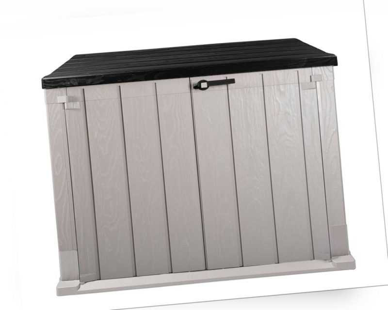 Ondis24 Mülltonnenbox Storer 842 L grau-anthrazit Aufbewahrungsbox abschließbar