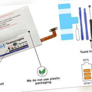 GLK  - für HTC 10 One M 10 Ersatz Akku Batterie Battery B2PS6100  / NEU 2021 B.j