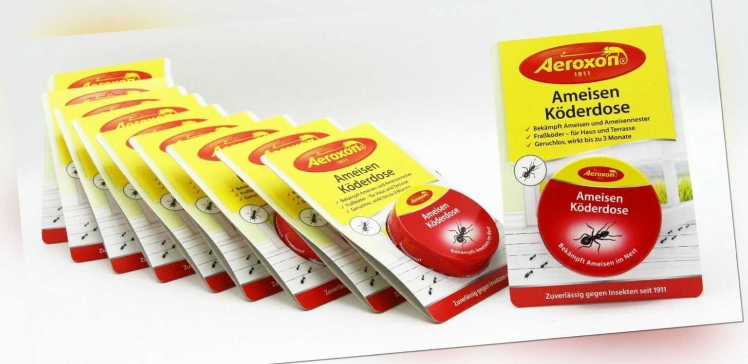 Aeroxon Ameisen Köderdose Ameisenfalle -  10er Pack / 10 Stück