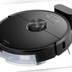 Roborock S6 MaxV Staubsauger-Roboter mit Wischfunktion Dual-Kamera WLAN schwarz