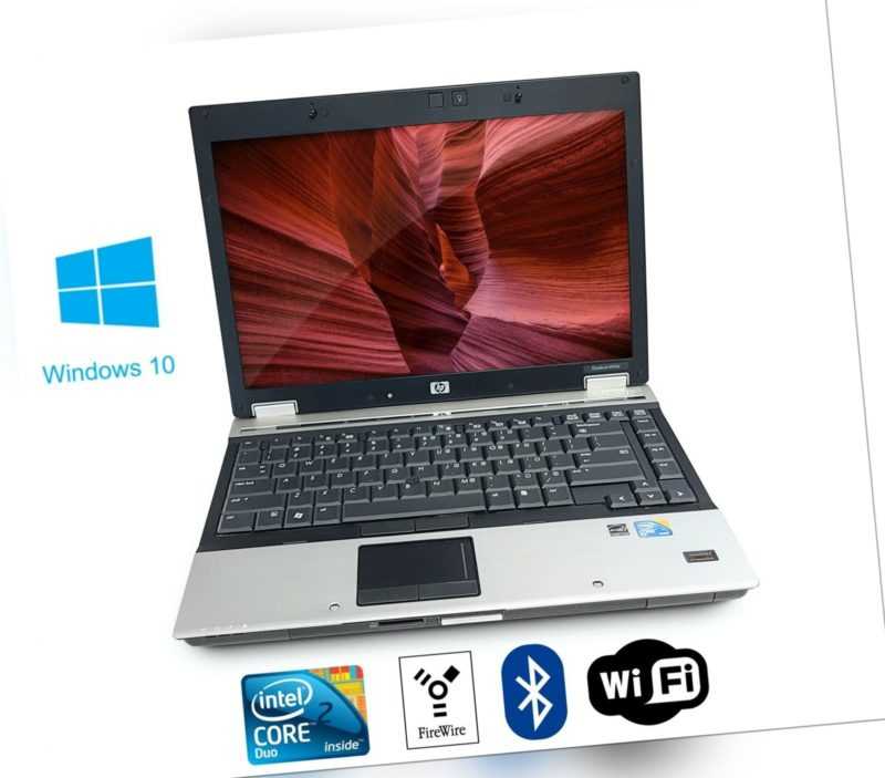 HP EliteBook 6930p 14.1'' C2D P8600 4GB 320GB FireWire Win7 oder Win10 BLUETOOTH