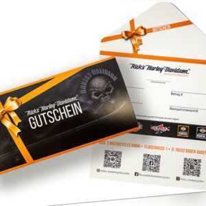 Ricks Harley-Davidson Wertgutschein für Ricks Motorcycles 150€